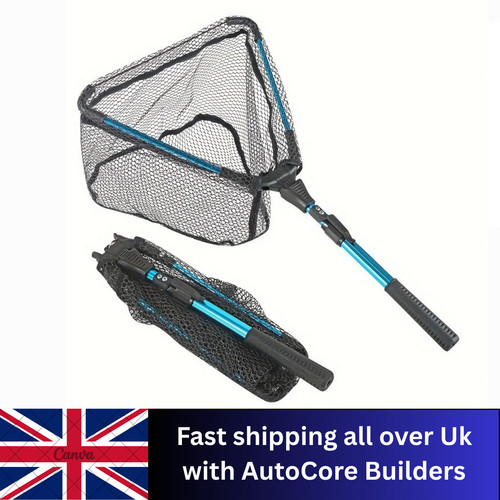 Folding fishing landing - folding, net