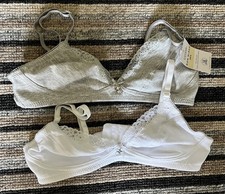 GEORGE GIRLS 2 PACK FIRST BRA T SHIRT BRA NON WIRED SIZE 30AA BNWT