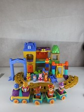 Winnie the Pooh Mega Blok Train Set And House Playset Toy Bundle, Disney 