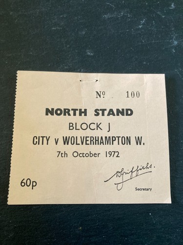 Ticket manchester city v - ticket,