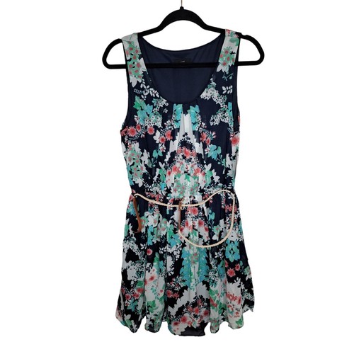 Nwt blue floral sleeveless - nwt,