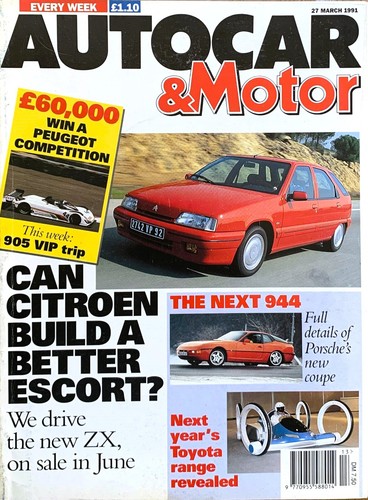 Autocar magazine mar - magazine, 27-mar-91