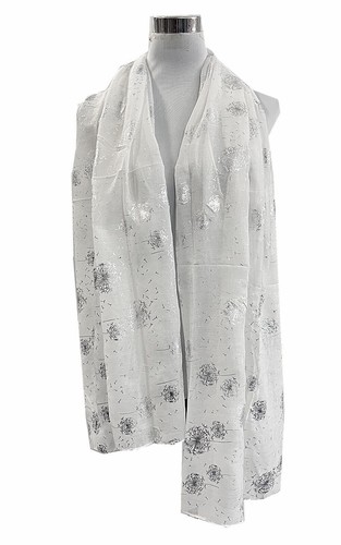 Ladies foiled silver dandelion - ladies,