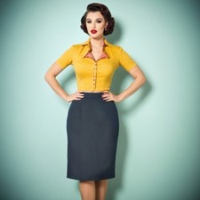 Vintage Wiggle Skirt 10 Pencil