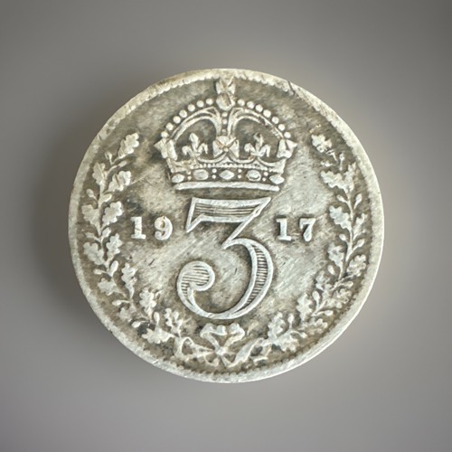 Great britain 1917 silver - great,