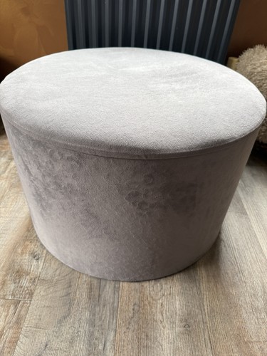 Grey deluxe ottoman oval - deluxe,