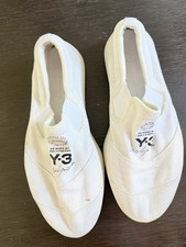 Y-3 Yohji Yamamoto Adidas Tangutsu Logo White Core Black Slip On Sneakers