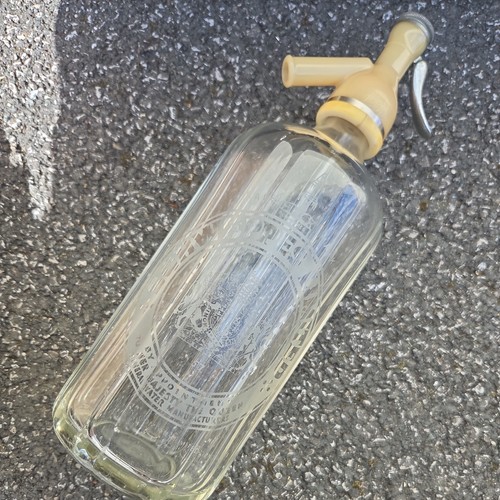 Vintage retro schweppes etched - vintage,