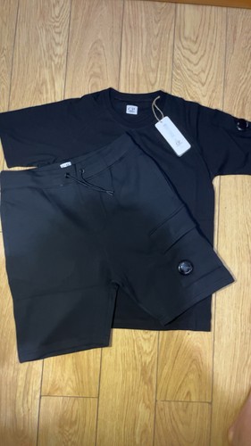 Black company men short - black,