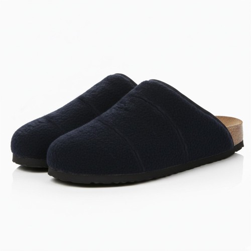 Women curly mule slipper - mule, warm
