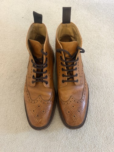 Loake burford brogue boots - brogue,