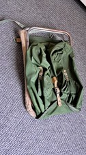 Vintage Fishing /camping Stool / Backpack From Sweden