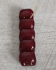 Cherry Amber Bakelite Bracelet