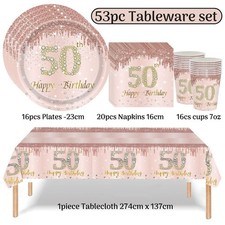 Rose Gold 50th Birthday Party