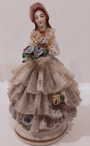 Miniature porcelain figurines - porcelain,