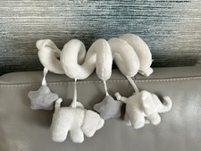 the little white company Pram Spiral vgc sensory baby pram toy