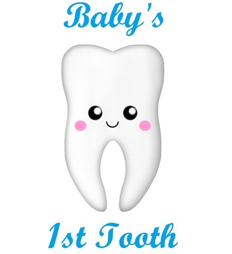 Baby first tooth - edible, cake