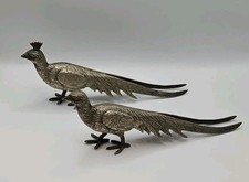 Pheasant figurines pair - pheasant,