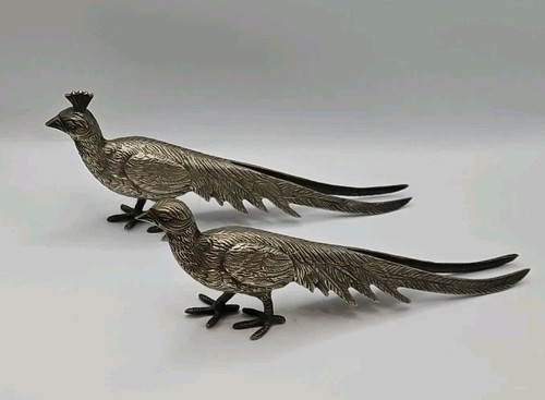 Pheasant figurines pair - figurines,