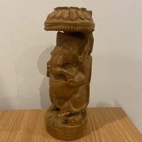 Vintage hand carved wooden - hand,