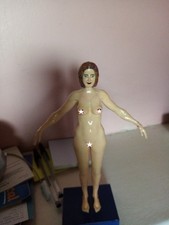 Nude mature lady standing