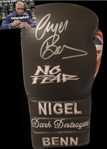 Nigel benn signed boxing - nigel,