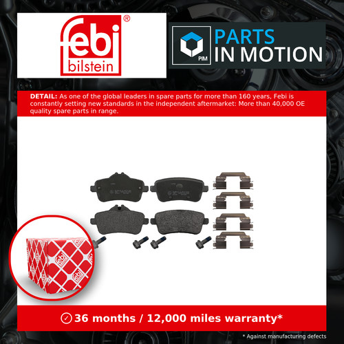 Brake pads set fits - set, mercedes