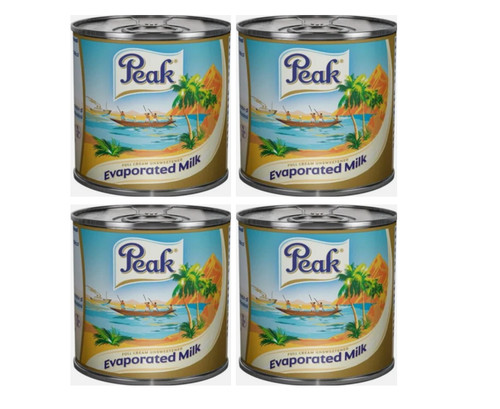 Peak evaporated milk tin - peak, –