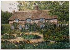 Kevin Platt Thomas Hardy Cottage Higher Bockhampton Dorset Art Postcard - unused