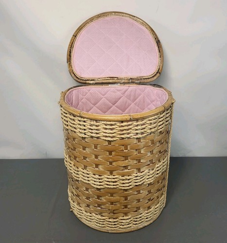 Laundry basket wicker woven - basket, wicker/woven
