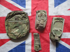 4 UK issue MTP MOLLE OSPREY POUCH S IFAK MEDIC double 5.56MM MAG 9MM MAG SMOKE