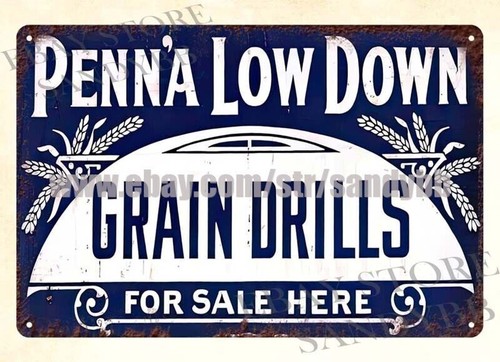 Penn low down grain drills - low,