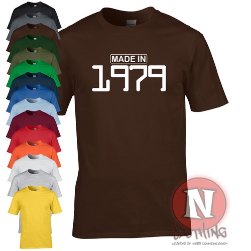 Made 1979 shirt birthday - made,