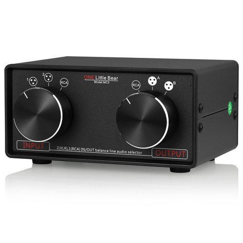 Mini way xlr rca adapter - xlr/rca,