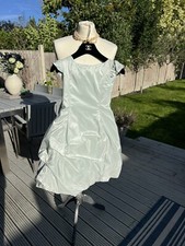 Monnalisa Couture Girls Runway Ceremony Tiffany Teal Colour +slip Dress 7-8yr BN