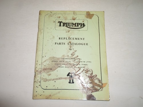 1966 triumph replacement parts - 1966,