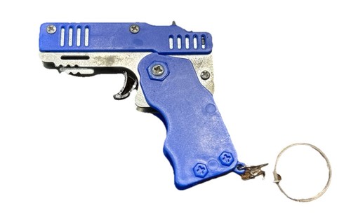 Folding rubber band - gun, pistol