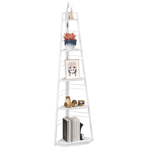 Homcom tier corner shelf - homcom,