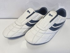 Mens Lonsdale Benn 11 Trainers Size Uk 10.5 Eu 45 White Slip On Sports Shoes.