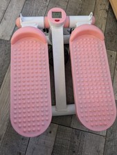 Mini Step Stepper Stair Exerciser Machine w/ Resistance Band LCD Display Fitness