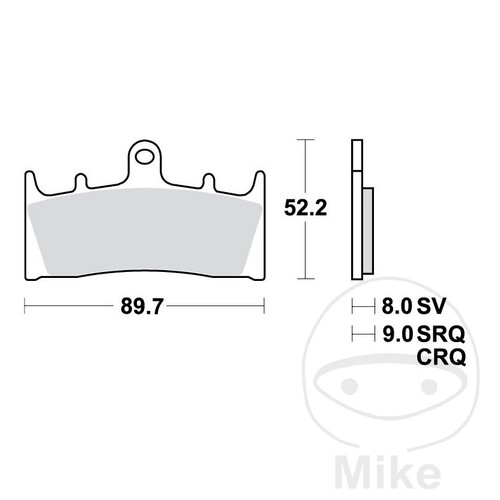9430 carbon brake pads - 9430-carbon,