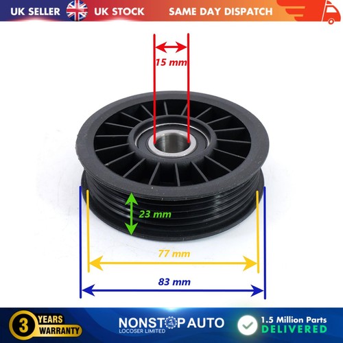 Fan belt tensioner pulley - fan, for