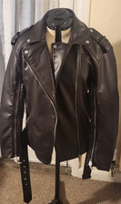 ZARA faux leather oversized