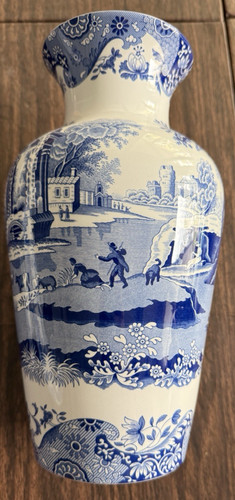 Spode blue italian vase new - spode,
