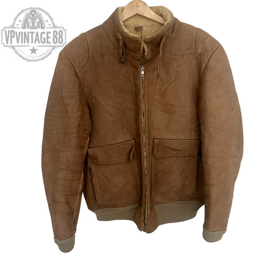 Vintage brown shearling - b3,