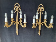 Vintage French Wall Lights Louis xvi Rococo Style 60 Cm Tall
