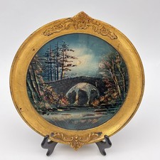 Antique Reverse Glass Painting