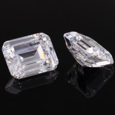 WHITE EMERALD CUT 8.5MoH HQ