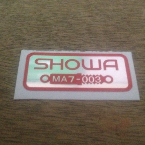 Cbx550 showa forks decals - f2,