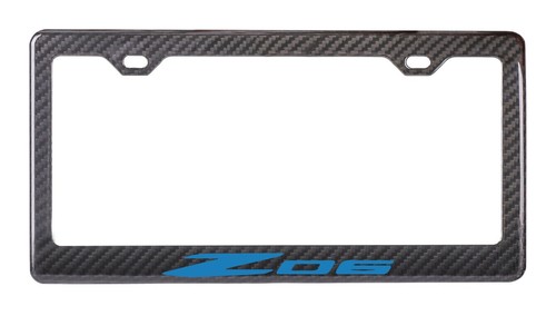 Blue z06 corvette - corvette, license